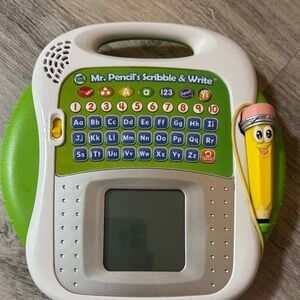 Mr. Pencil's Scribble & Write - Green and Yellow